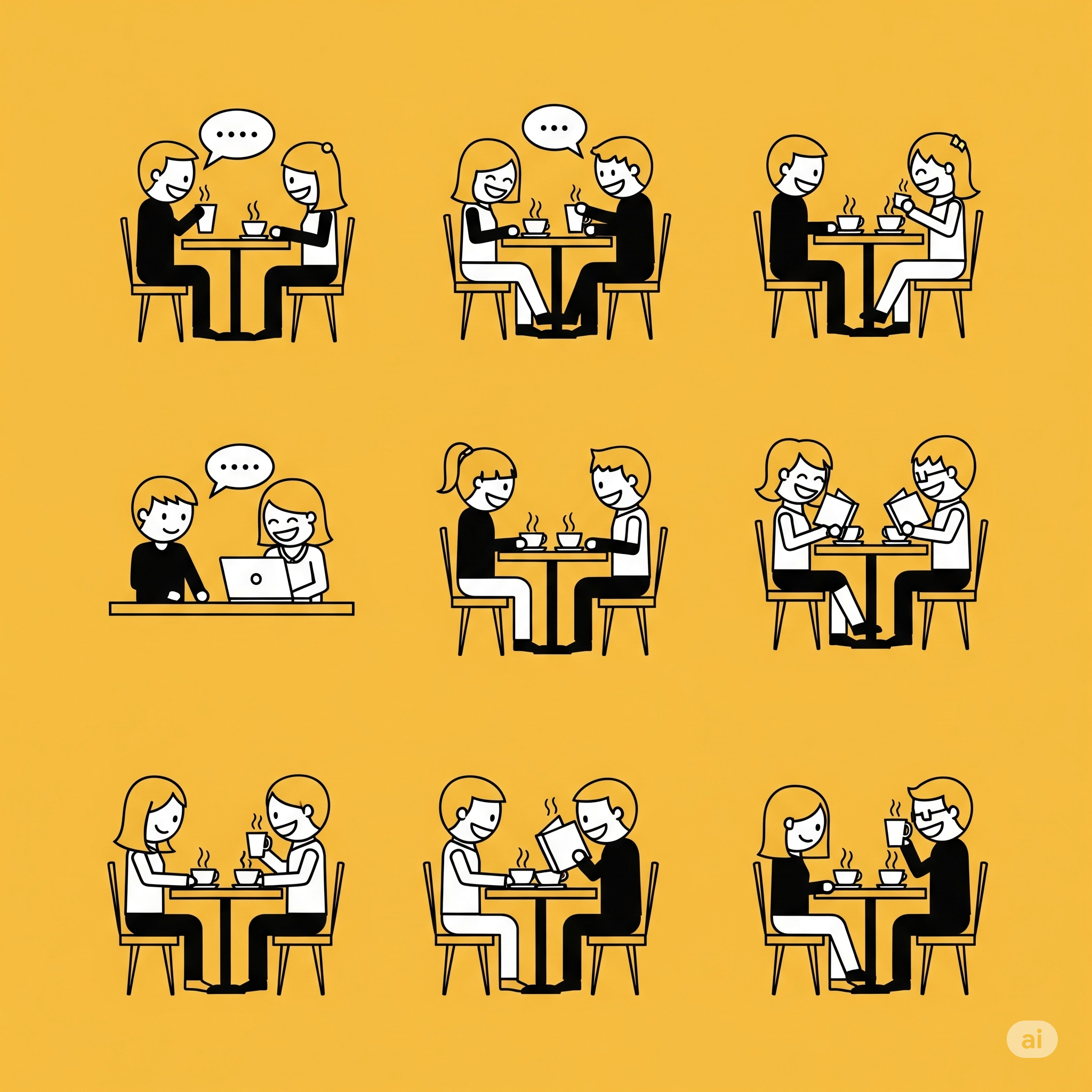 People at cafe